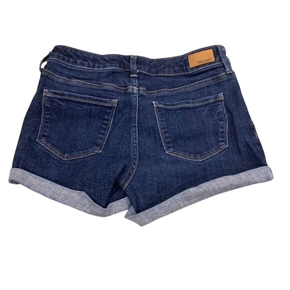 True Craft Womens Set of 2 Mid-Rise Blue Denim Shorts 7 Beach Coastal Vacation - Picture 9 of 9